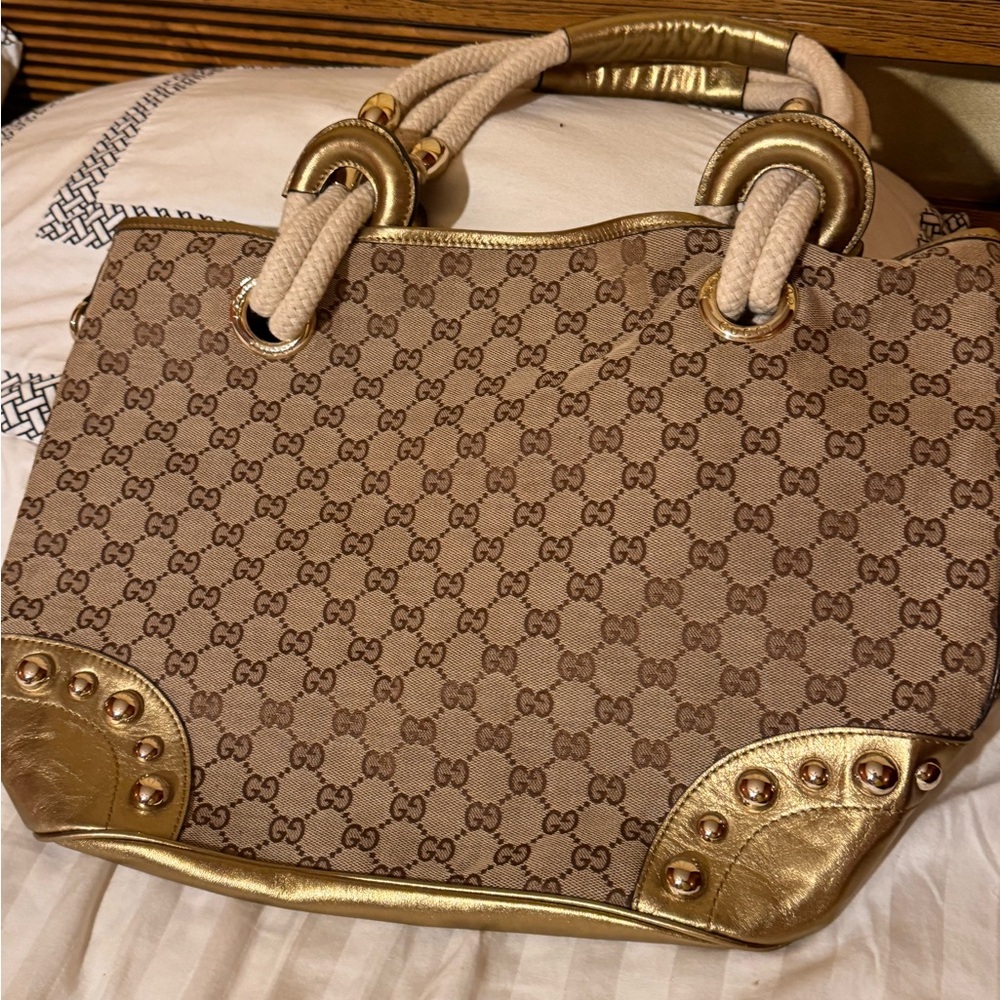 Gucci Brown and Gold Women's Bag